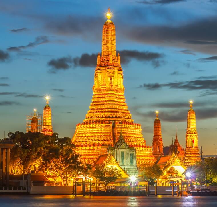 Екскурзии и почивки до Храмът Ват Арун (Wat Arun) – Храмът на зората