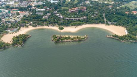 Сингапур - Остров Сентоса и Palawan Beach в Сингапур