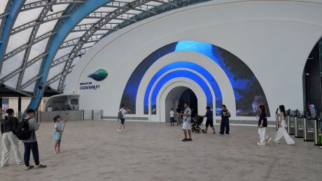 Сингапур - Singapore Oceanarium – морска атракция на остров Сентоса в Сингапур
